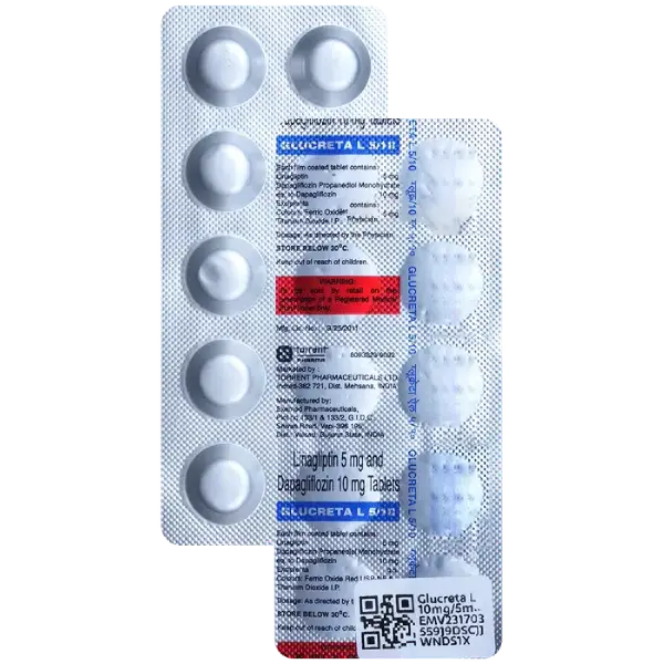 Glucreta L 10mg/5mg Tablet